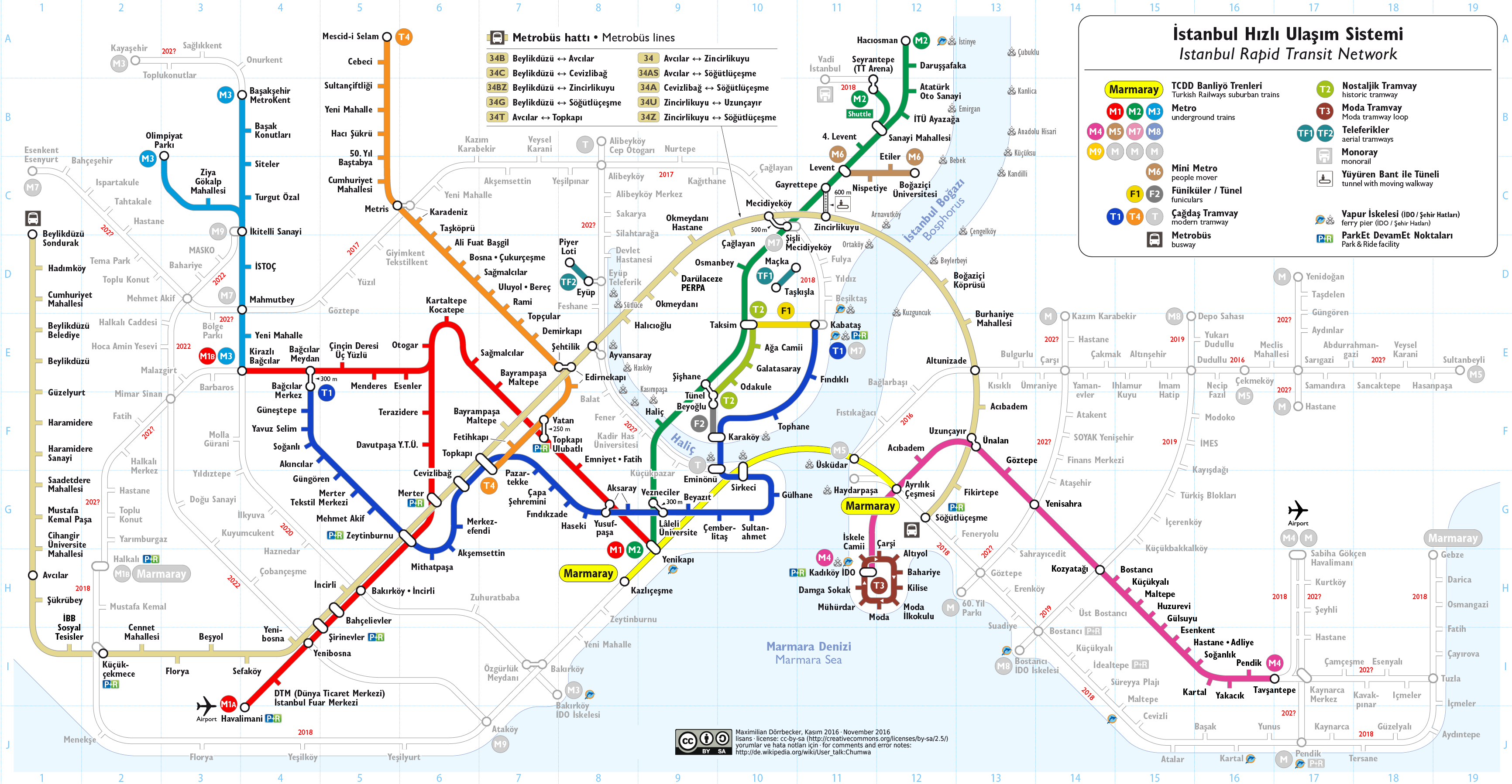 Istanbul Metro Maps 2017 Istanbul Tour Guide